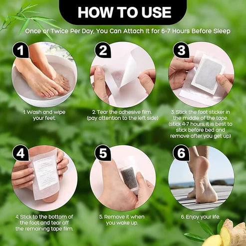 Fitpiick Premium Natural Detox Foot Patches (🎁 Buy 1 Get 1 FREE)