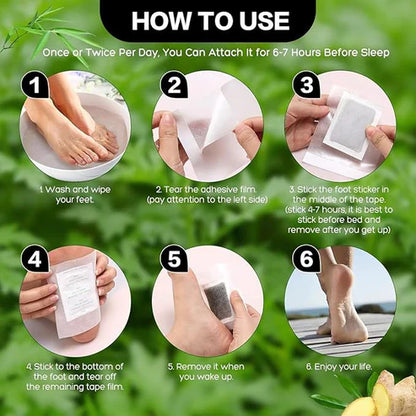 Fitpiick Premium Natural Detox Foot Patches (🎁 Buy 1 Get 1 FREE)