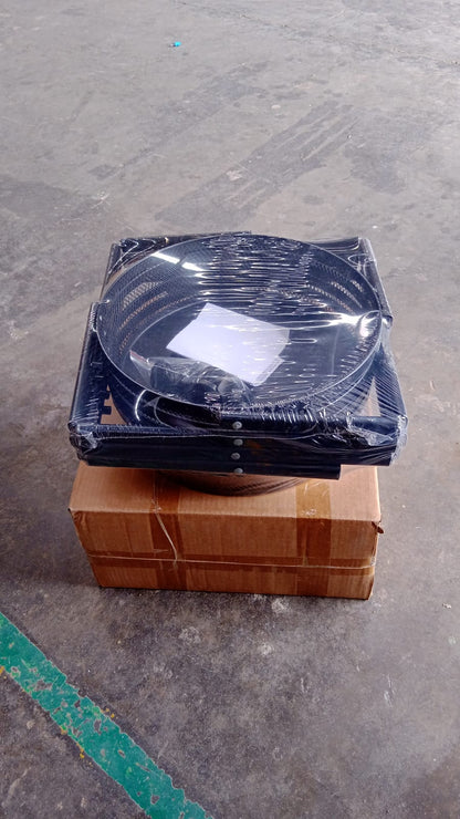 4-Layer Round Metal Folding Storage Trolley